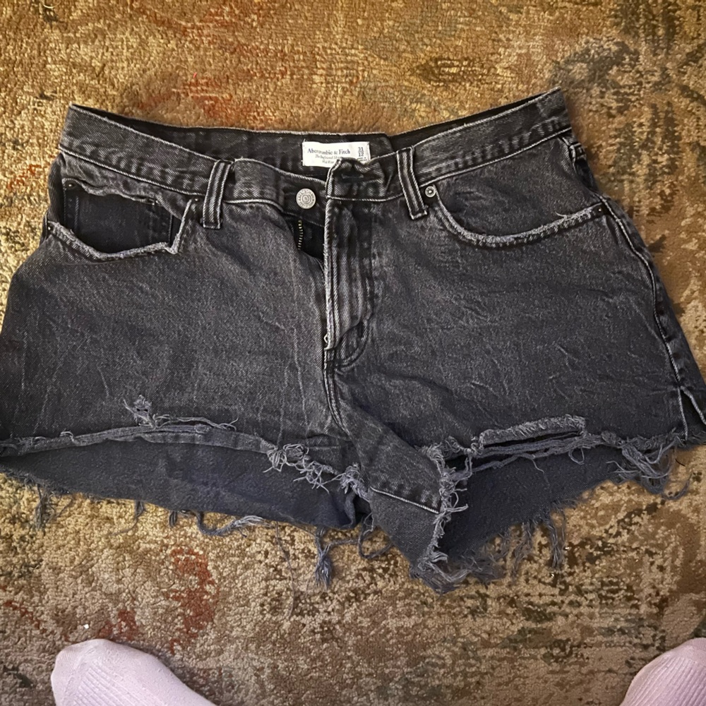 Abercrombie high waisted curve love shorts